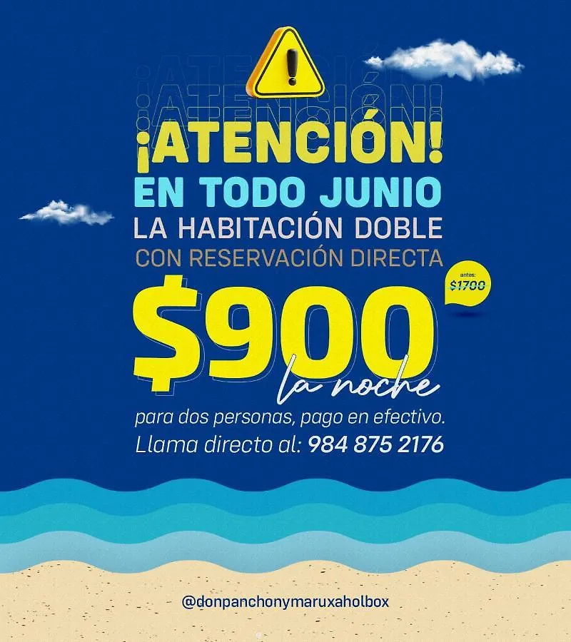 Hotel Don Panchon y Maruxa Isla Holbox